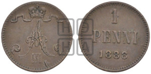 1 пенни 1888 года