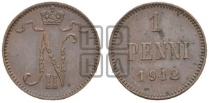 1 пенни 1912 года