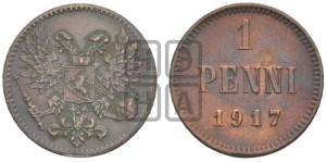 1 пенни 1917 года