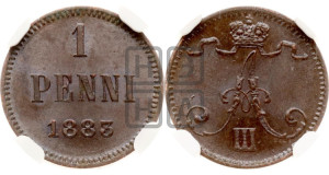 1 пенни 1883 года