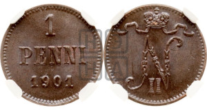 1 пенни 1901 года