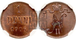 1 пенни 1906 года