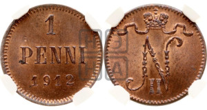1 пенни 1912 года