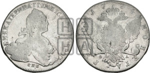 1 рубль 1774 года СПБ/ѲЛ ( СПБ, без шарфа на шее)