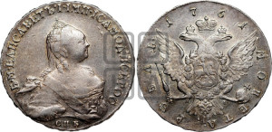 1 рубль 1761 года СПБ / Я I (СПБ, портрет “Ивановский”)