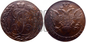 5 копеек 1788 года КМ (КМ, Сузунский монетный двор)