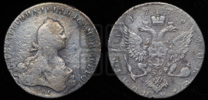 Полтина 1773 года СПБ/ѲЛ (без шарфа на шее)