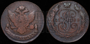 5 копеек 1788 года ММ (ММ, Красный  монетный двор)