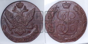 5 копеек 1793 года АМ (АМ, Аннинский монетный двор)