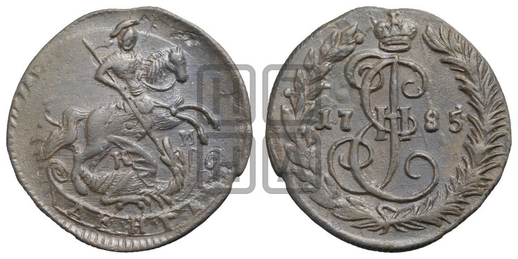 Денга 1785 года (КМ, Сузунский монетный двор)