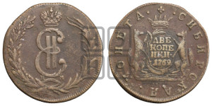 2 копейки 1769 года КМ (для Сибири)
