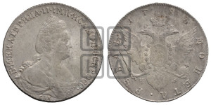 1 рубль 1783 года СПБ/ИЗ (новый тип)