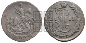 Денга 1785 года КМ (КМ, Сузунский монетный двор)