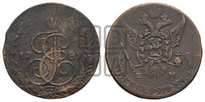 5 копеек 1787 года ЕМ (ЕМ, Авеста, Швеция)