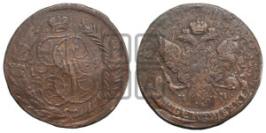 5 копеек 1789 года ММ (ММ, Красный  монетный двор)
