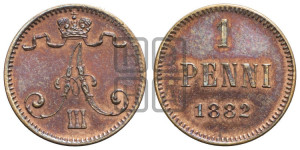1 пенни 1882 года