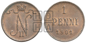 1 пенни 1901 года