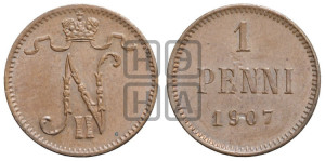 1 пенни 1907 года