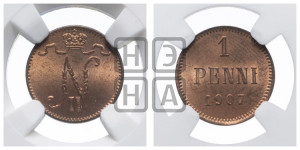 1 пенни 1907 года