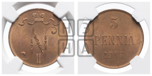 5 пенни 1908 года