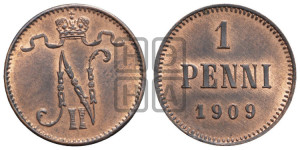 1 пенни 1909 года
