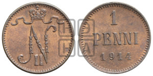 1 пенни 1914 года