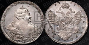 1 рубль 1738 года (московский тип)