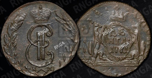 Денга 1771 года КМ (для Сибири)