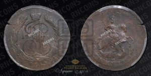 2 копейки 1788 года ММ (ММ, Красный  монетный двор)