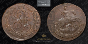 2 копейки 1788 года ММ (ММ, Красный  монетный двор)