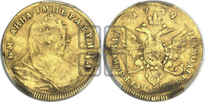 1 червонец 1739 года