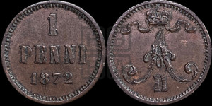 Пенни 1872 года