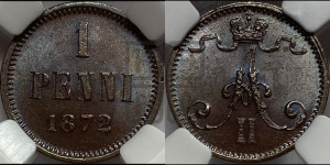 Пенни 1872 года