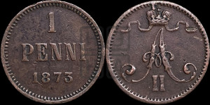 Пенни 1873 года