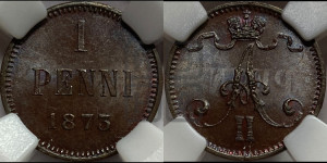 Пенни 1873 года