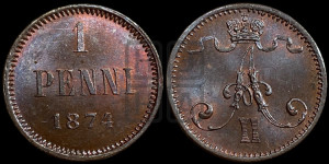 Пенни 1874 года