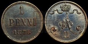 Пенни 1875 года