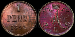1 пенни 1894 года