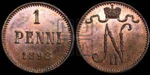 1 пенни 1898 года