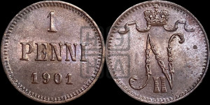 1 пенни 1901 года
