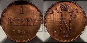 1 пенни 1901 года