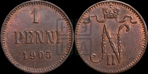 1 пенни 1905 года