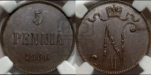 5 пенни 1906 года