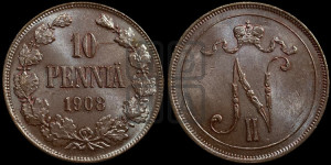 10 пенни 1908 года