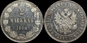 2 марки 1908 года L
