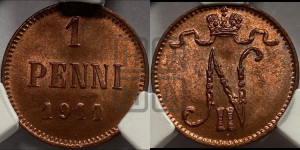 1 пенни 1911 года