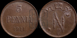 5 пенни 1911 года