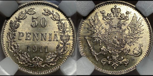 50 пенни 1911 года L
