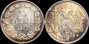 25 пенни 1917 года S