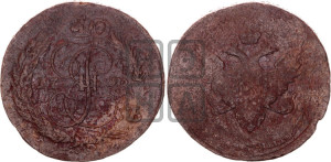 5 копеек 1793 года ЕМ (Павловский перечекан)